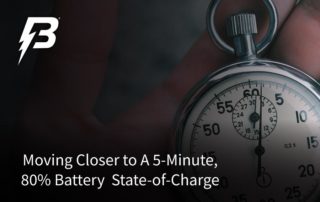 Battery Streak Moves Closer to A 5-Minute, 80% Battery State-of-Charge