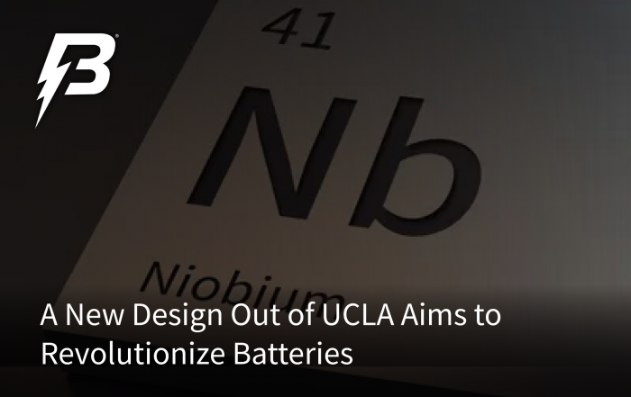 Battery Streak Aims to Revolutionize Batteries